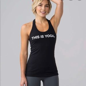 Lululemon black tank top